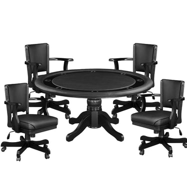 Poker Dining Table Manchester, Round, 8-person, 60
